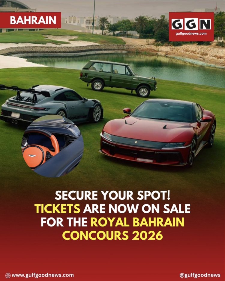 Secure Your Spot: Tickets Are Now on Sale for the Royal Bahrain Concours 2026