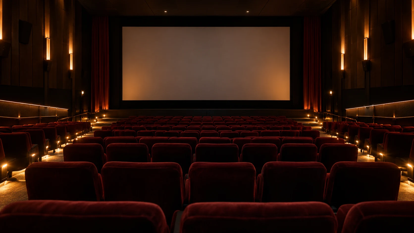 A cinema screening room — AI-generated supporting illustration