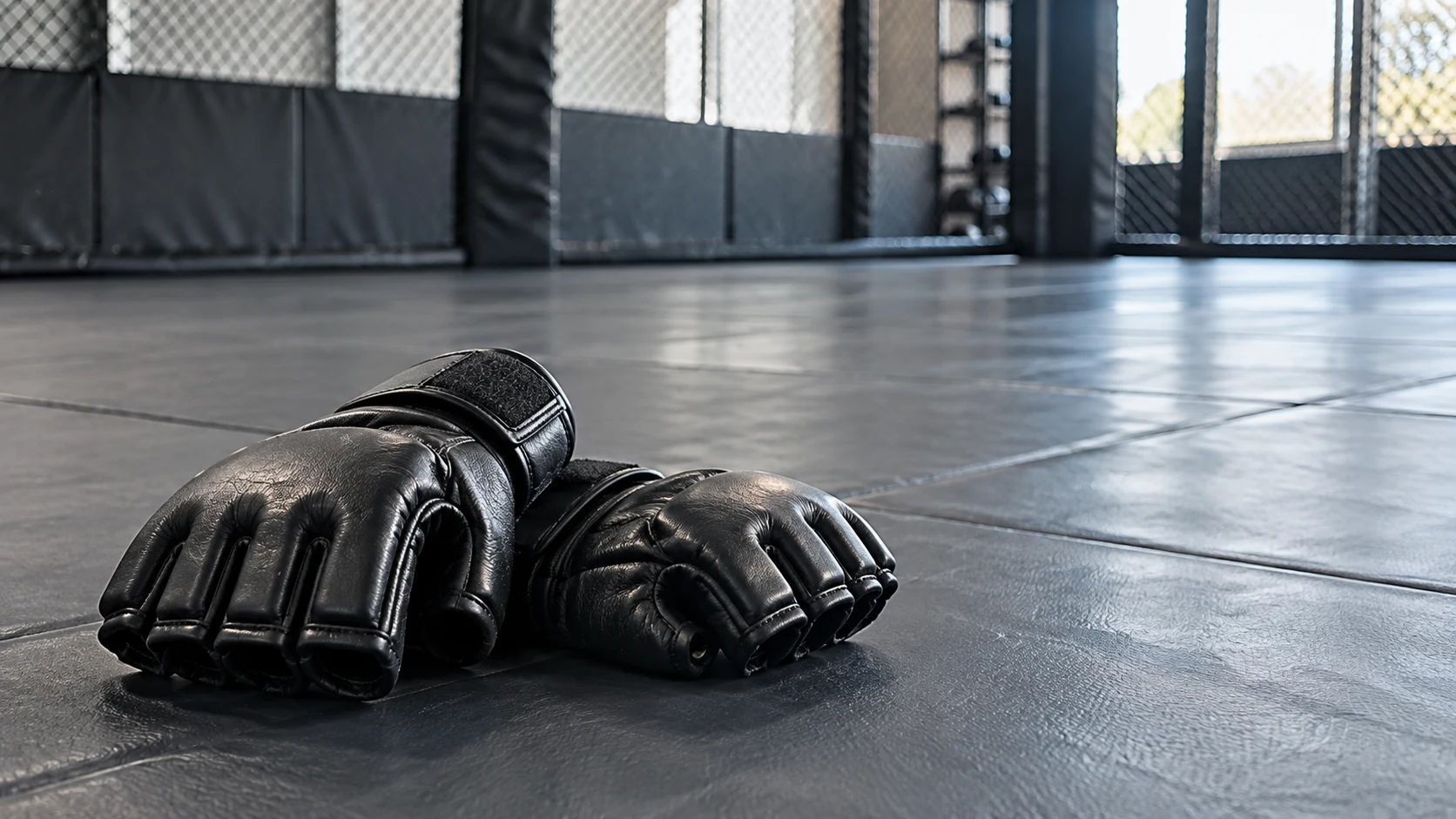 Mixed martial arts training equipment — AI-generated supporting illustration