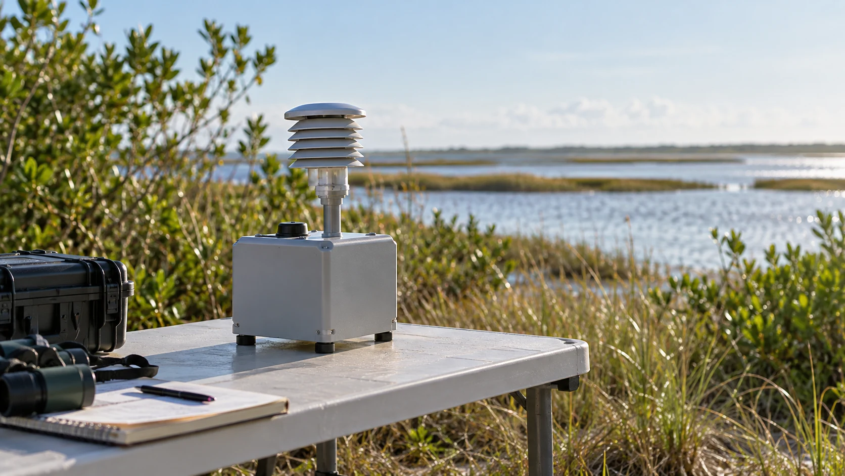 Environmental monitoring equipment — AI-generated supporting illustration