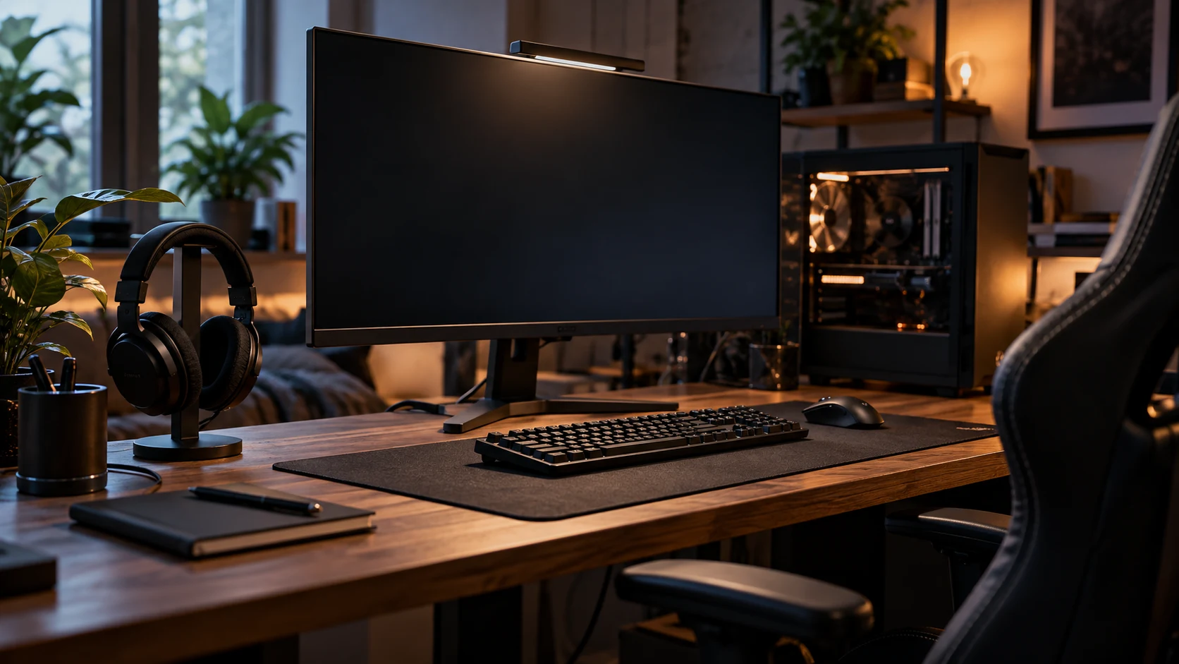 An esports gaming station — AI-generated supporting illustration