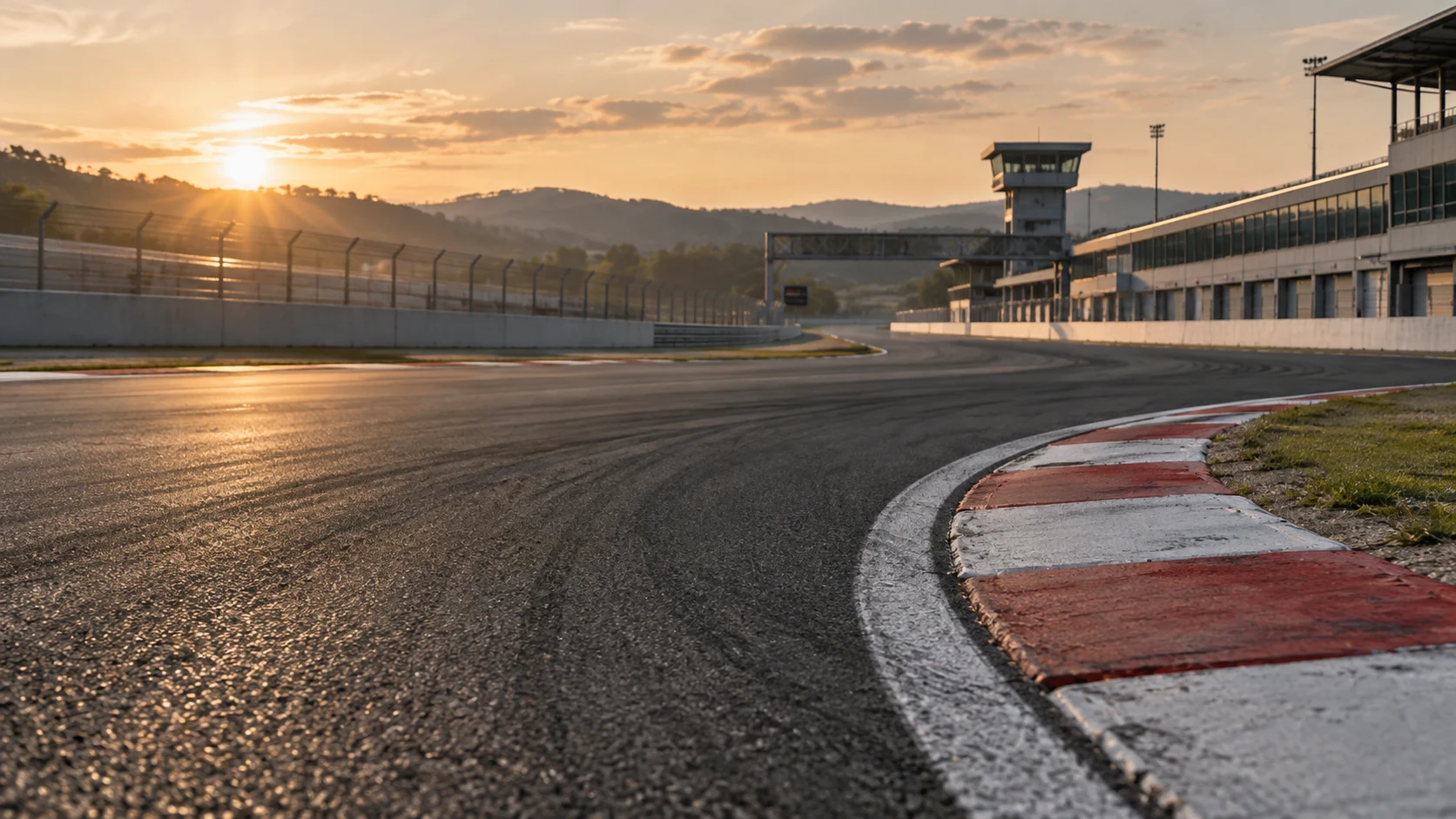 A motorsport circuit — AI-generated supporting illustration