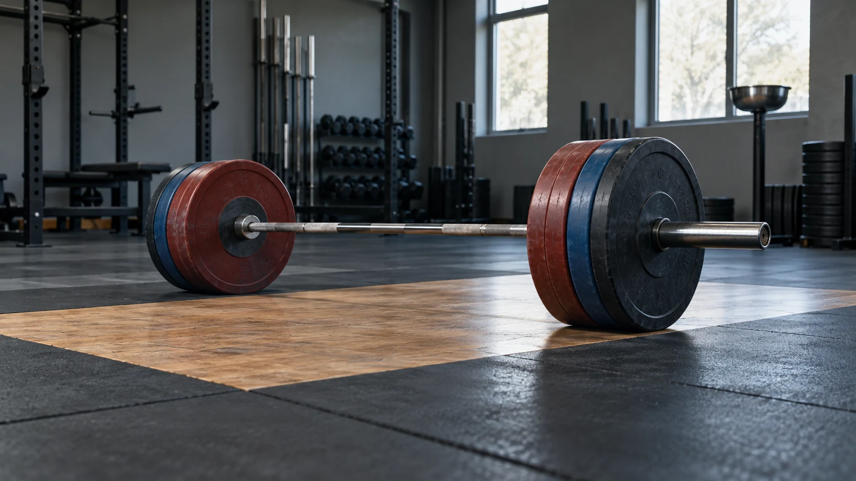 Weightlifting equipment — AI-generated supporting illustration