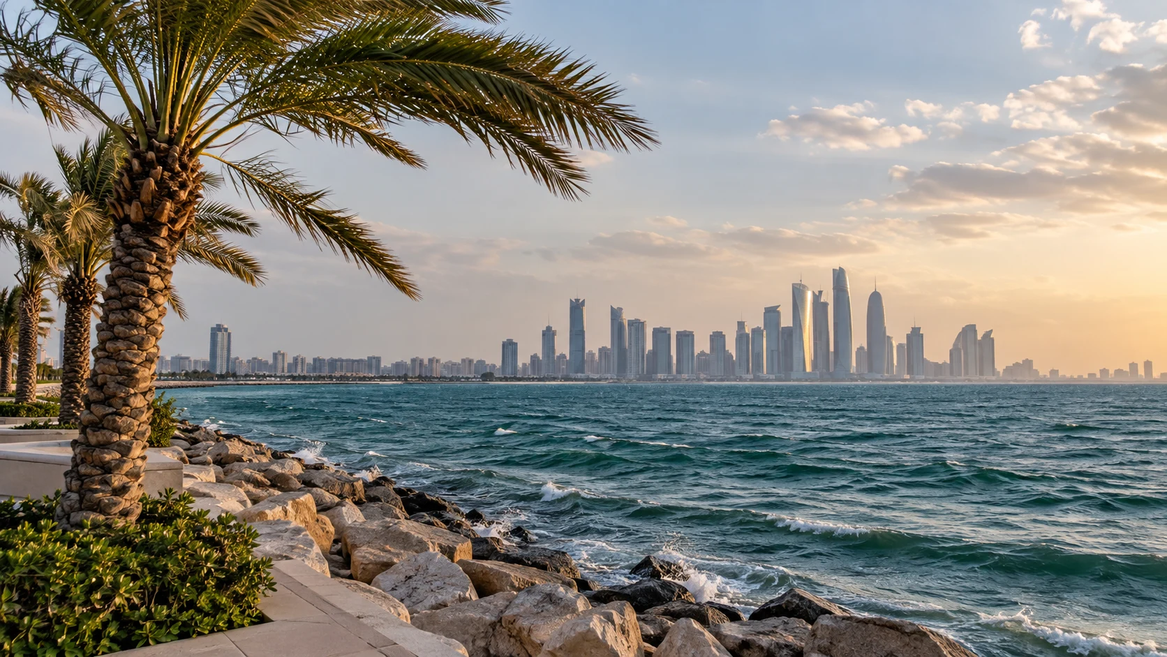 Wind along the Bahrain coast — AI-generated supporting illustration