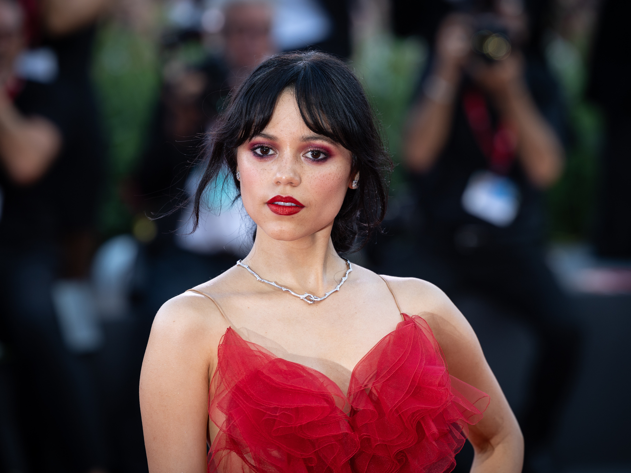 Jenna Ortega at the Venice International Film Festival in August 2024