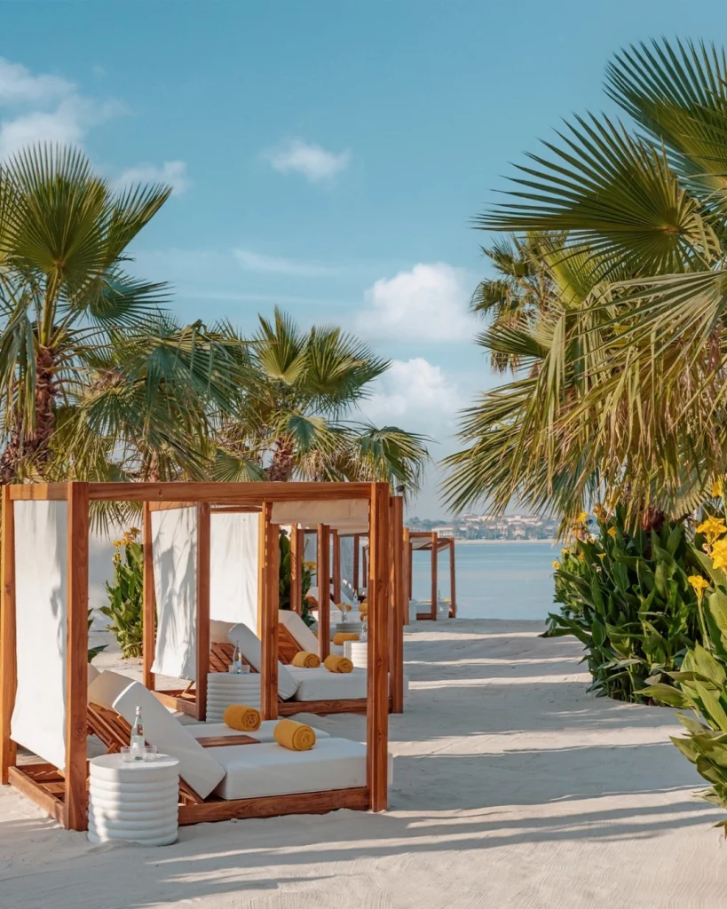 Cabanas at BASK Beach Club