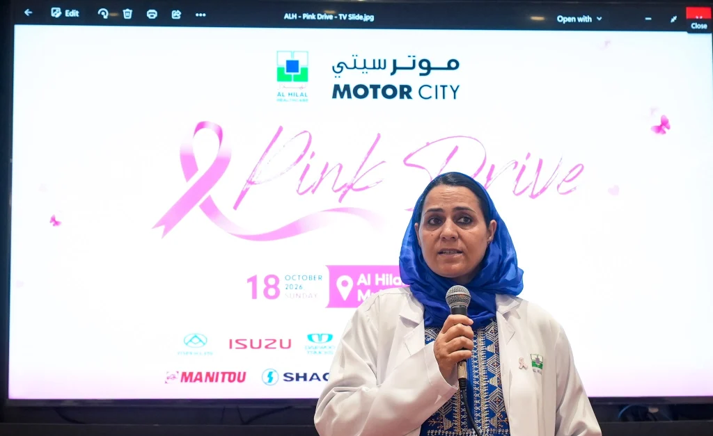 Breast health awareness talk at the Pink Drive campaign launch