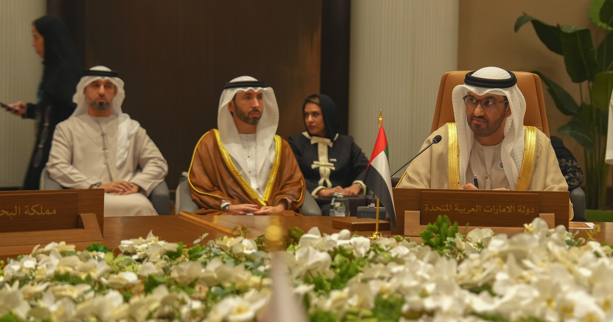 Dr Sultan Ahmed Al Jaber at the GCC ministerial meetings in Bahrain