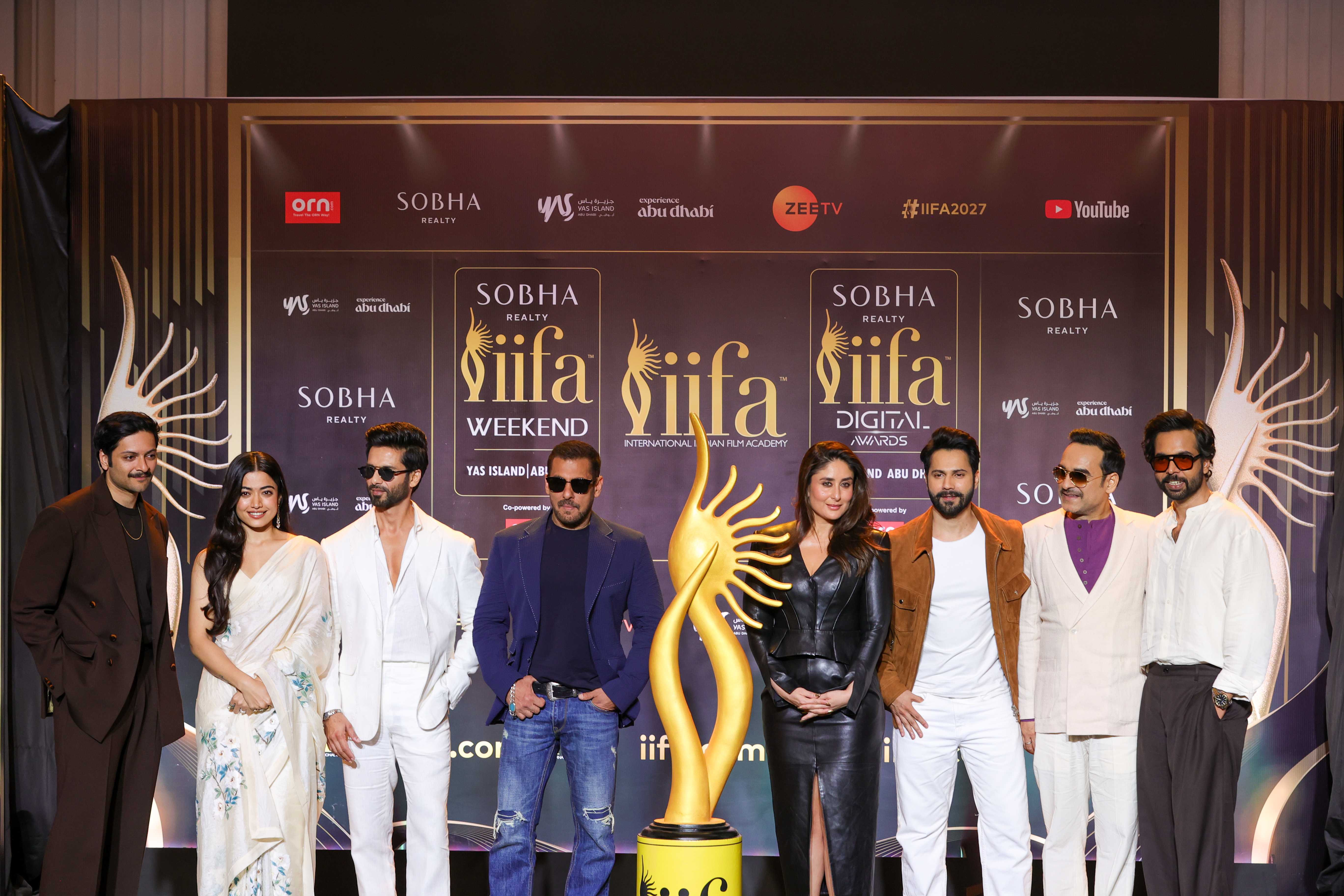 Guests and performers at the IIFA 2027 Mumbai press conference