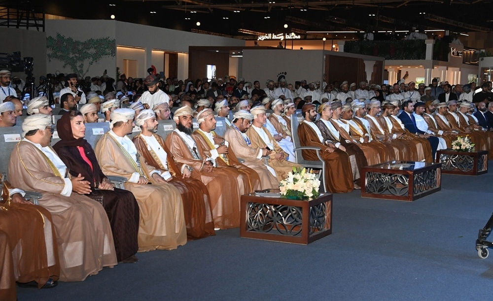 Attendees at the Oman Home and Building Expo and Urban October opening