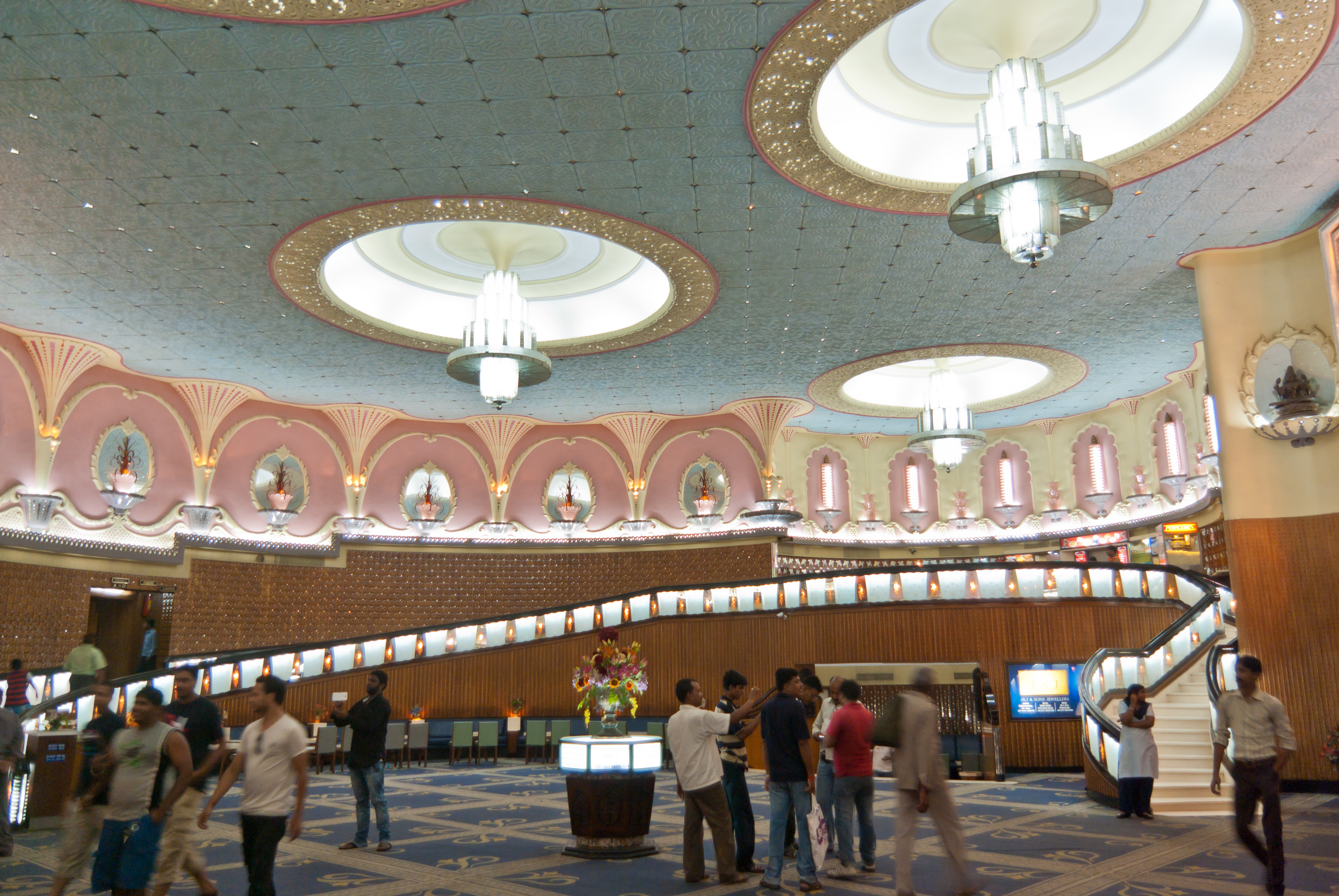 Interior of Raj Mandir Cinema in Jaipur, 15 August 2011