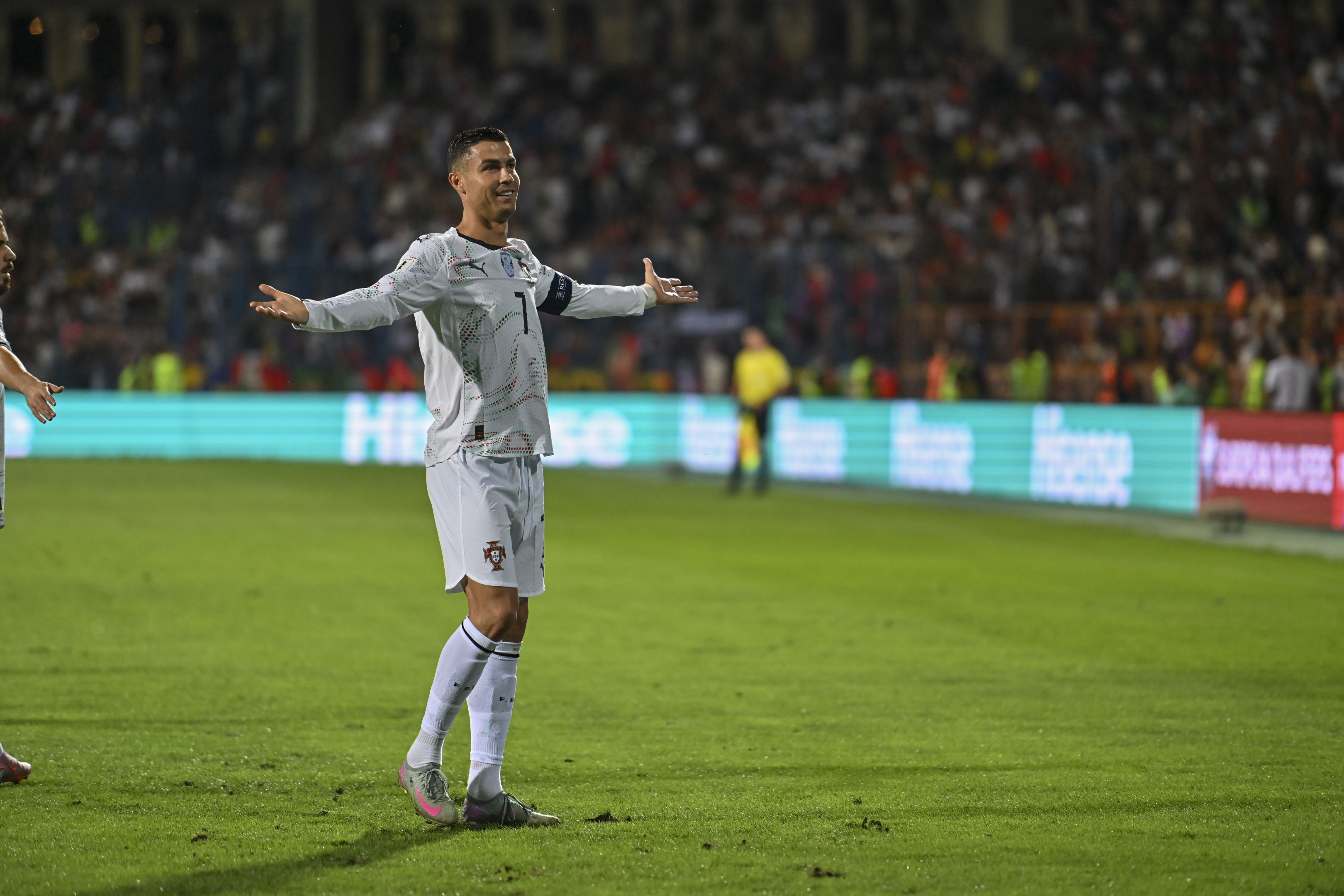 Cristiano Ronaldo during the Armenia–Portugal football match, 6 September 2025