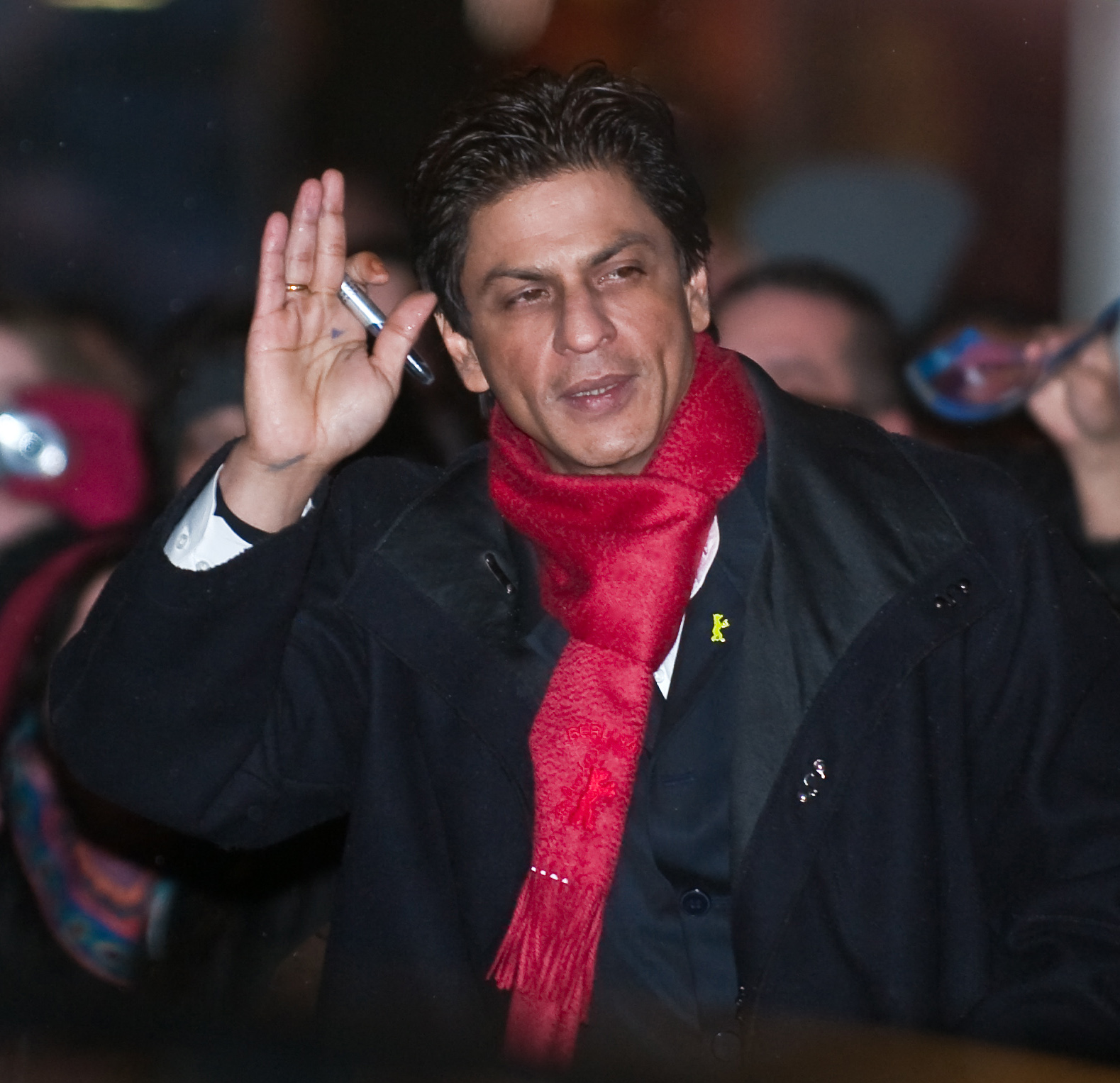 Shah Rukh Khan at the Berlin Film Festival, 12 February 2010