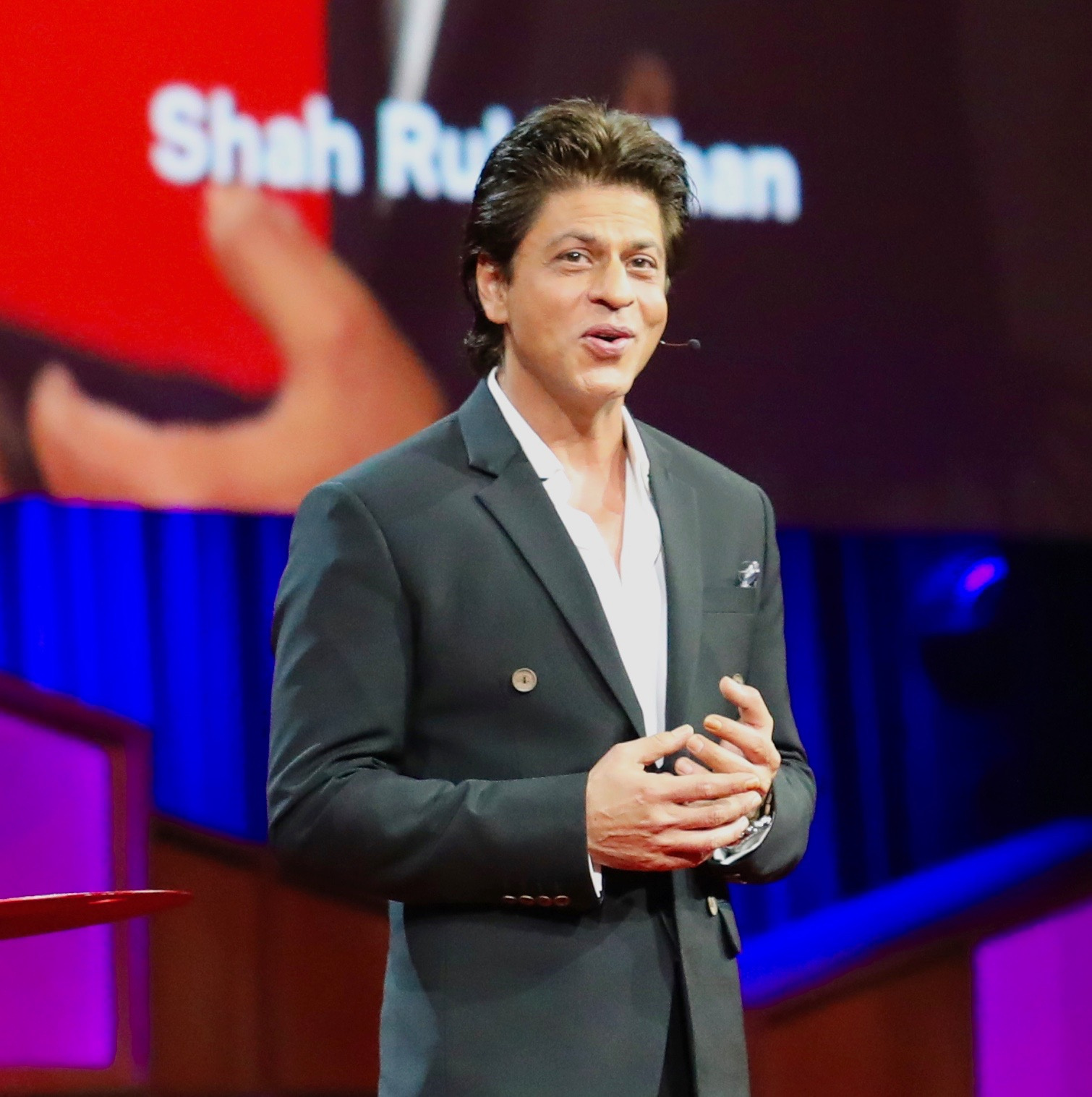 Shah Rukh Khan speaking at TED on 27 April 2017